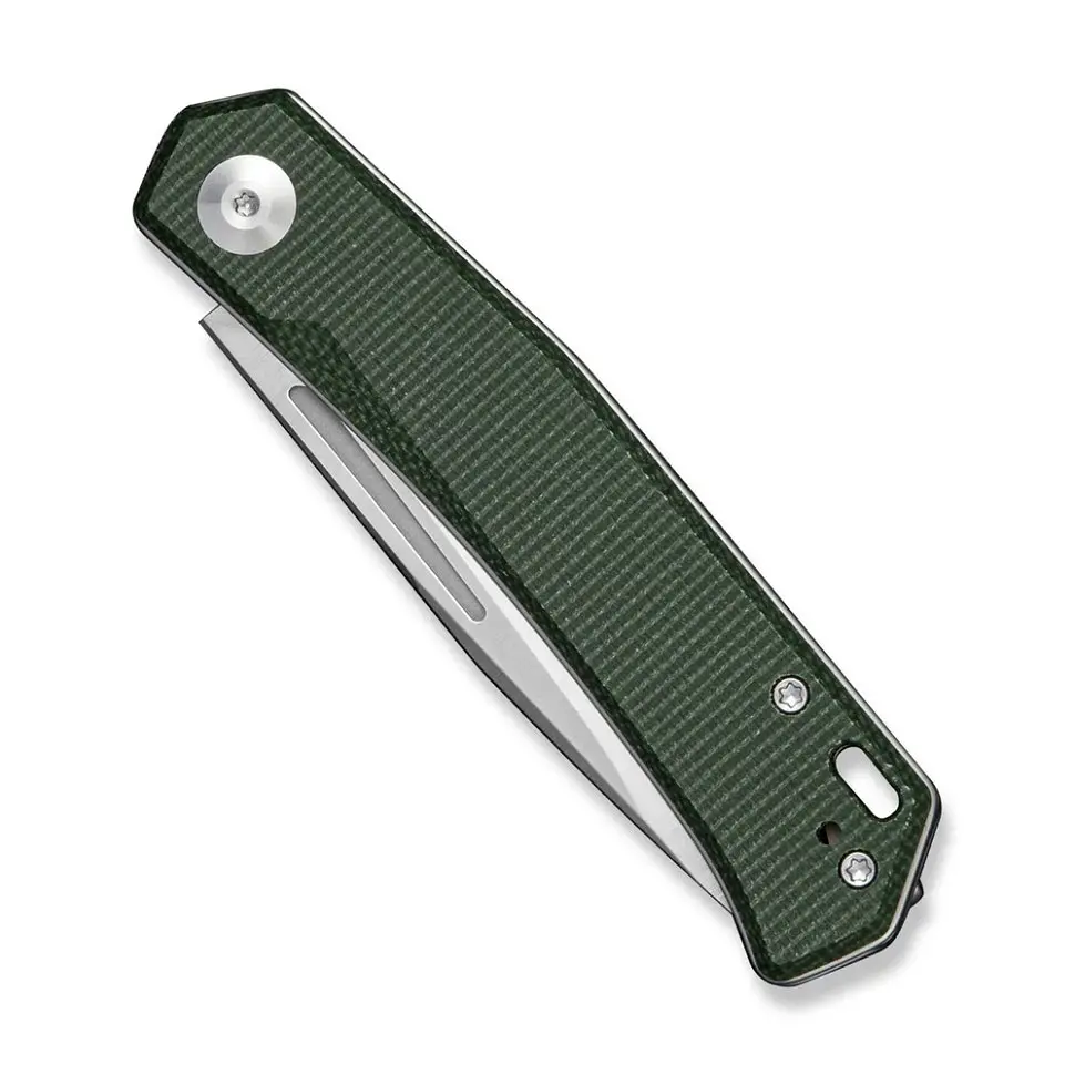 Ніж складаний кишеньковий Sencut Braxx, (7.93 см) D2 / Canvas Micarta зелений - фото 4