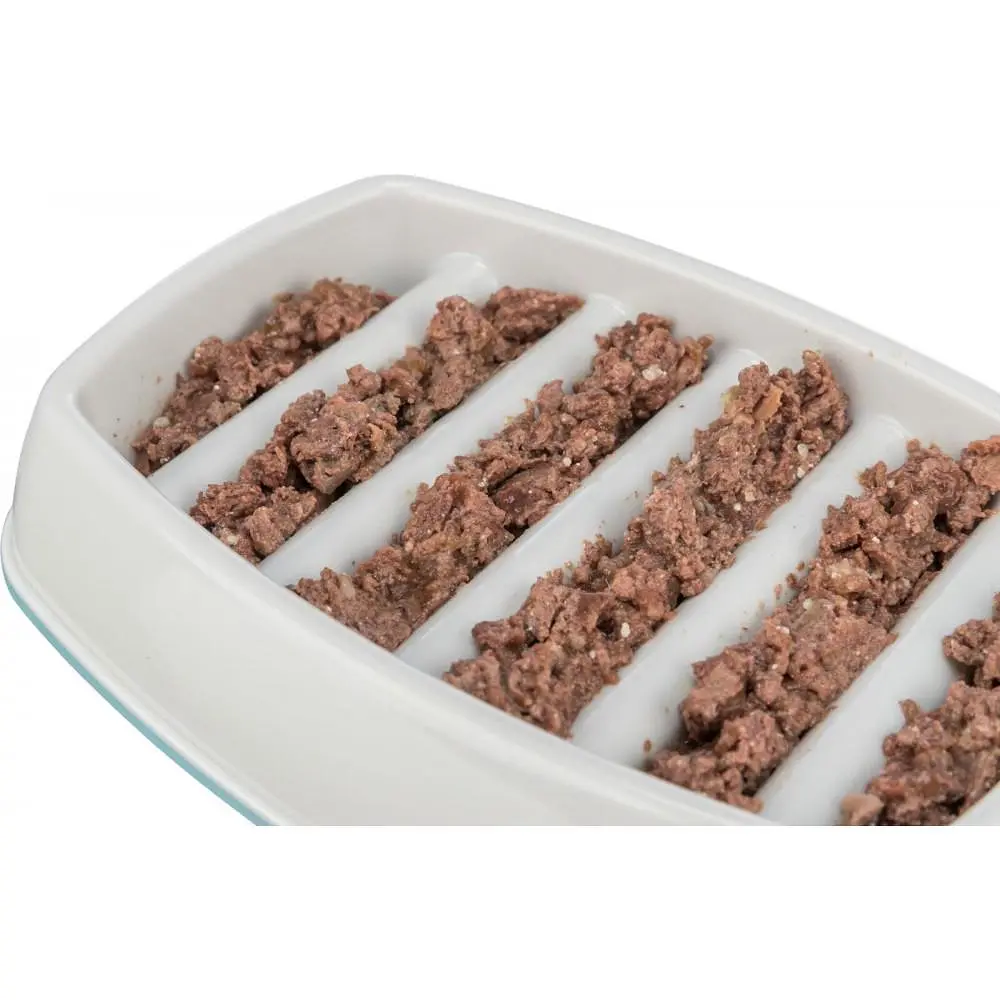 Миска Trixie Повільне годування для котів, 21х14 см, 250 мл (сіра) - фото 4