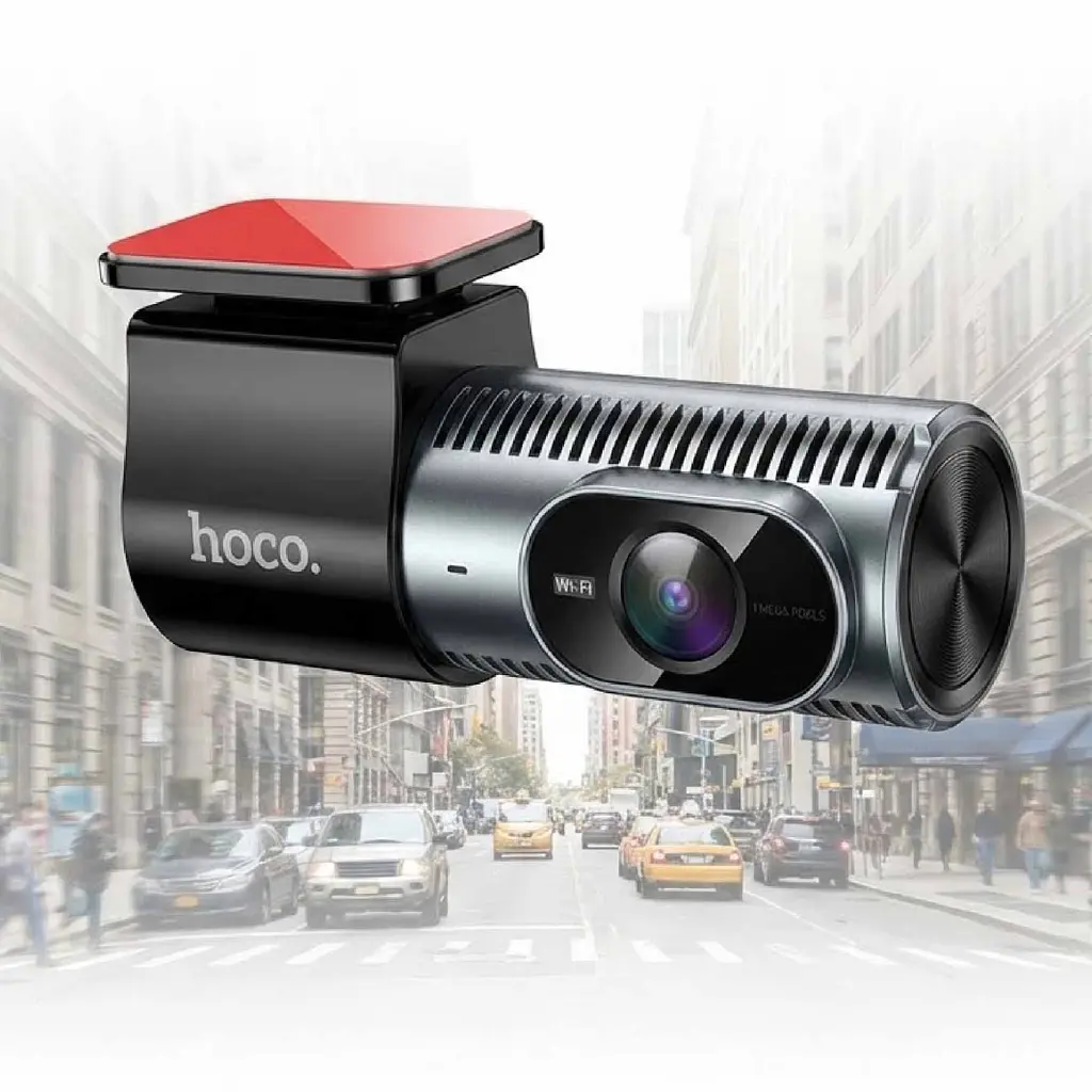 Автомобільний відеореєстратор Hoco DV13 720P 25fps WI-FI Сірий