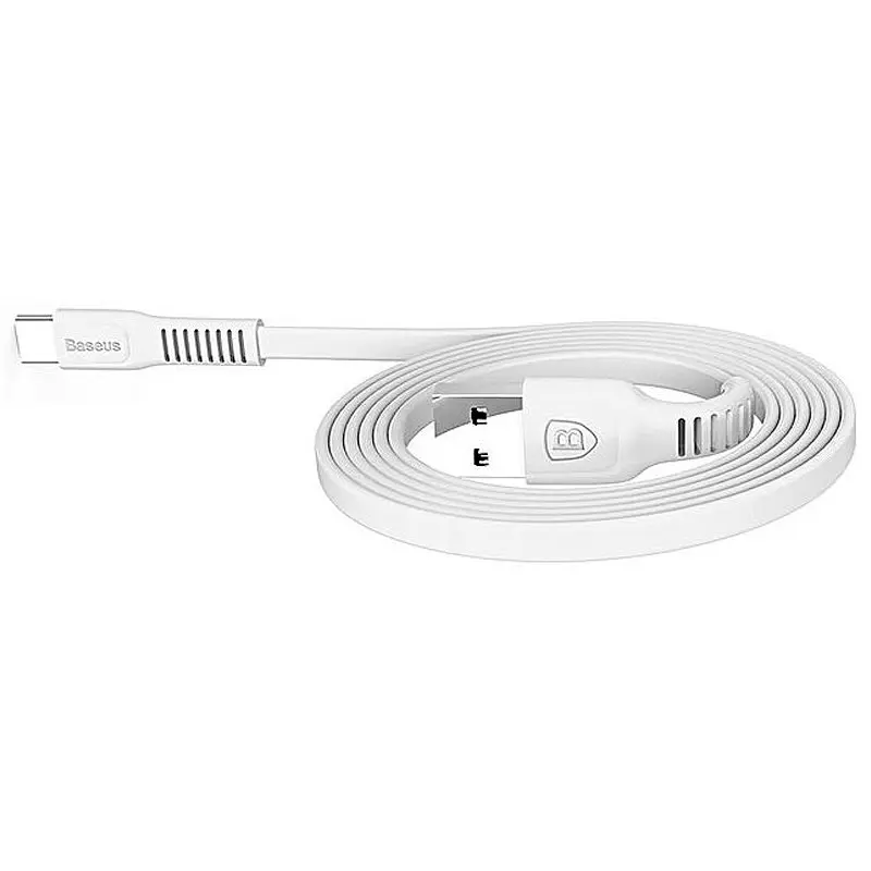 Кабель Baseus Tough Series Cable USB to Type-C 2A 1m CATZY-B02 White - фото 2