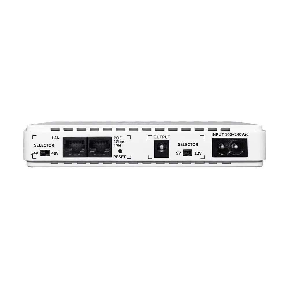 Джерело безперебійного живлення DC UPS Trinix TRX-MUPS-1748 PoE (10000mAh) 5V/9V/12V/24V/48V/PoE 1Gbps, Li-ion 4*2.5Ah, для роутера і медіаконвертера (42-00147) - фото 5