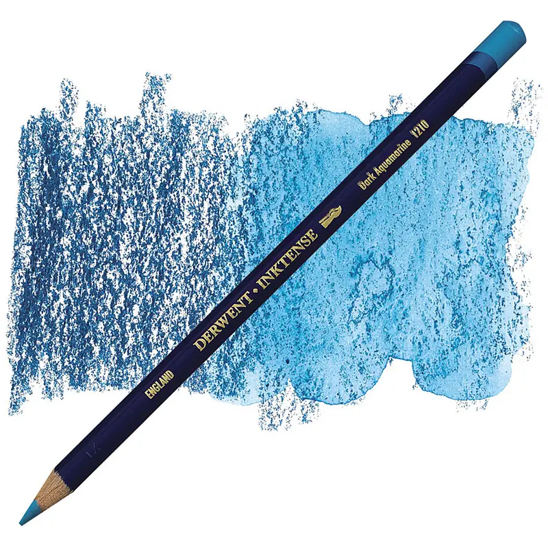 Олівець чорнильний Inktense (1210), Аквамарин темний, Derwent
