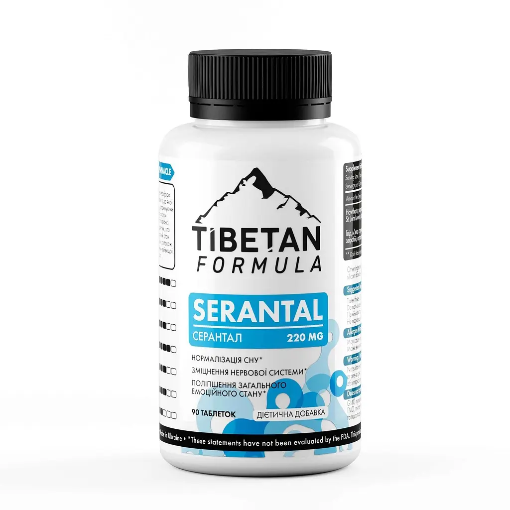 Дієтична добавка Tibetan Formula Серантал 90 таблеток