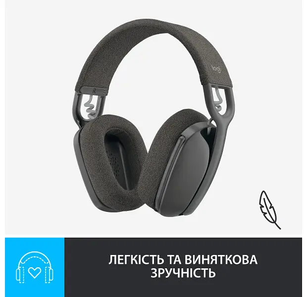 Наушники Logitech Zone Vibe 100 Wireless Graphite (981-001213) - фото 7
