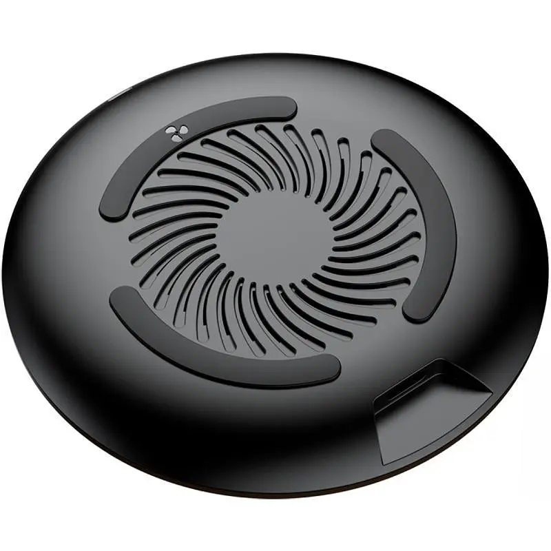 Бездротовий зарядний пристрій Baseus Whirlwind Desktop 10W CCALL-XU01 Black - фото 2