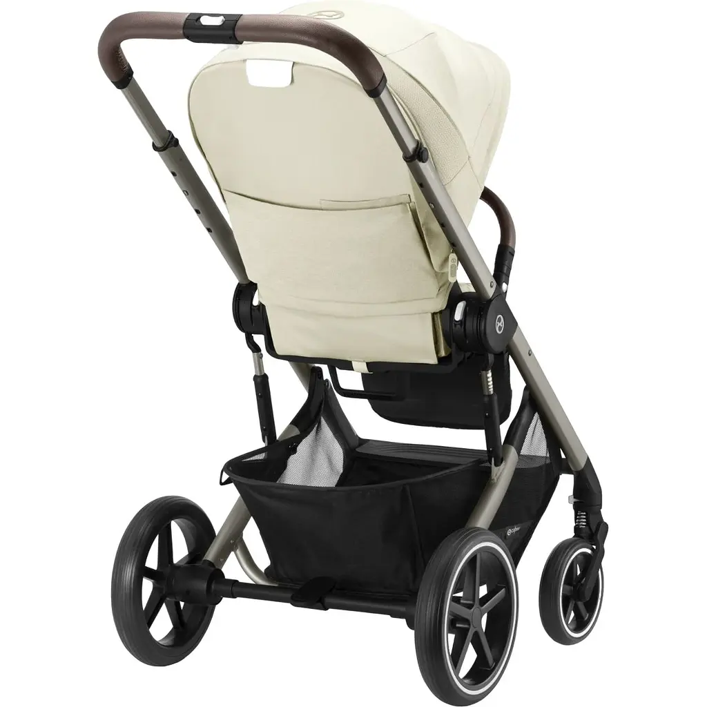 Коляска Cybex Balios S Lux TPE Seashell Beige з бампером (522002565) - фото 3