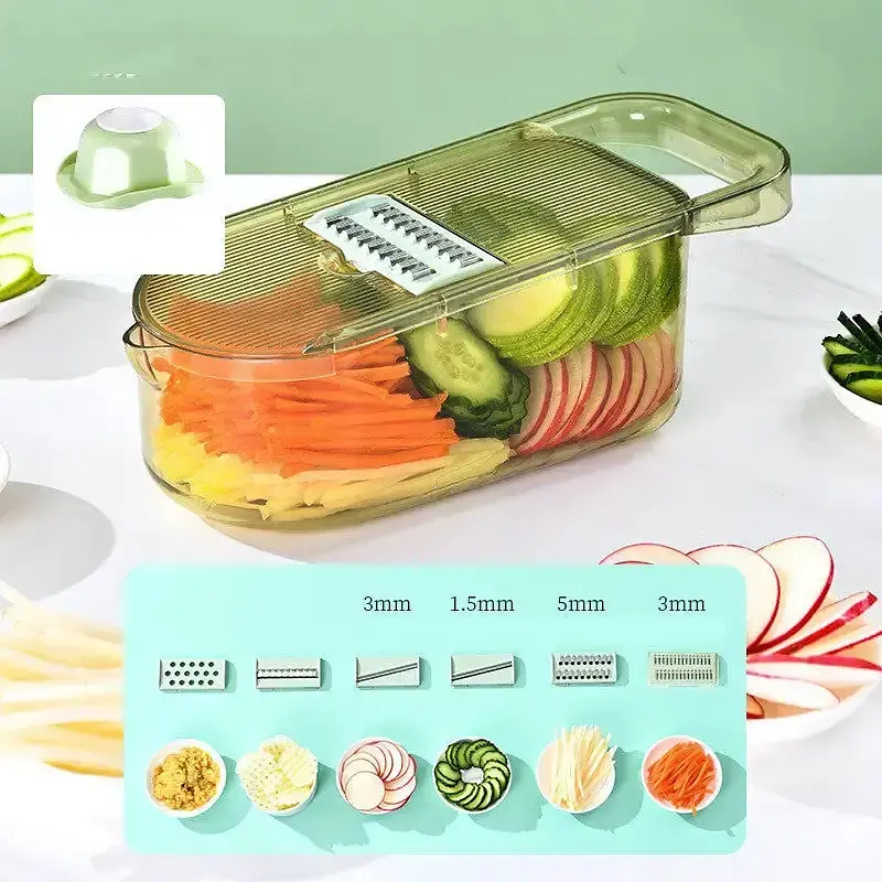 Овочерізка-слайсер Multifunctional Vegetable Cutter Slicer з контейнером 223-2 - фото 2