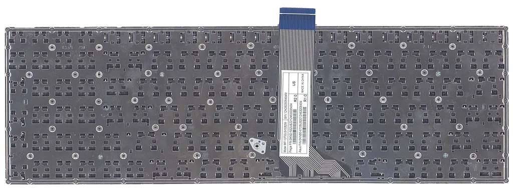 Клавіатура для ноутбука Asus (X502) Black, (No Frame), RU (горизонтальний ентер) - фото 2