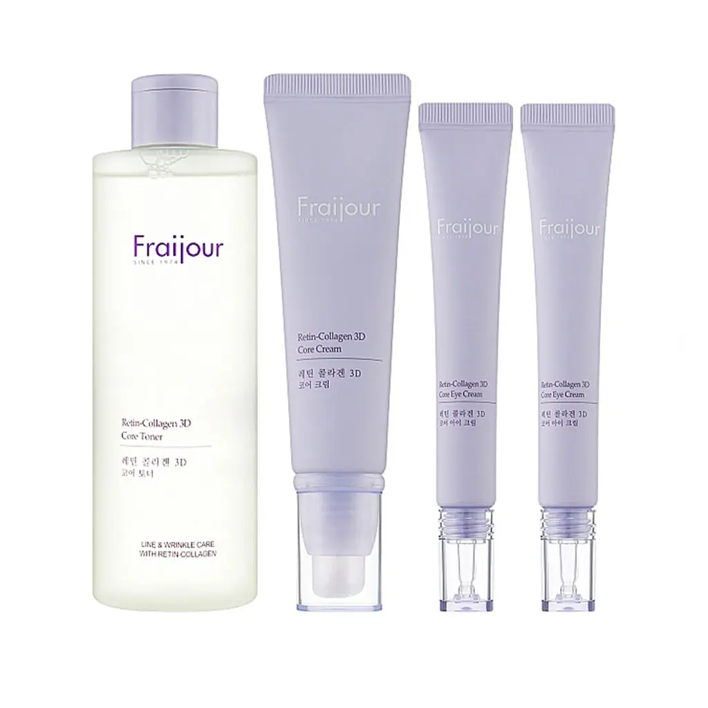 Омолоджувальний набір з колагеном та ретинолом Retin Collagen 3D Core Gift Set Fraijour - фото 2