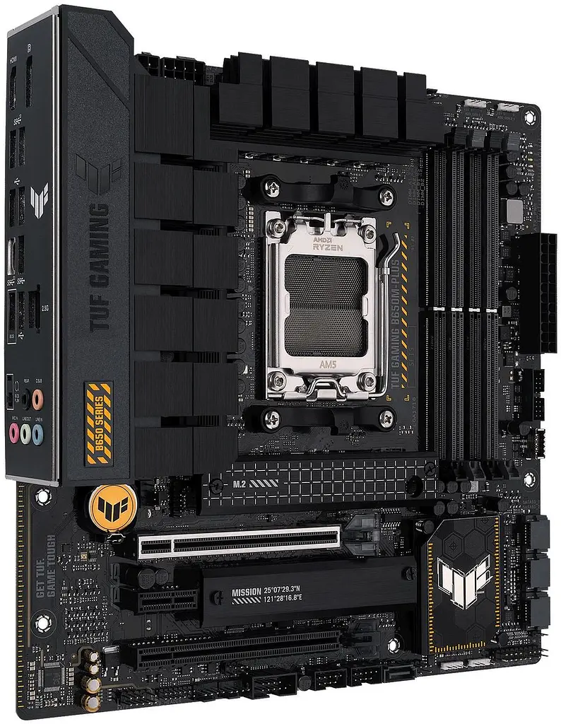 Материнська плата ASUS TUF GAMING B650M-PLUS (TUF GAMING B650M-PLUS) (Socket AM5, AMD B650, Micro-ATX) - фото 4