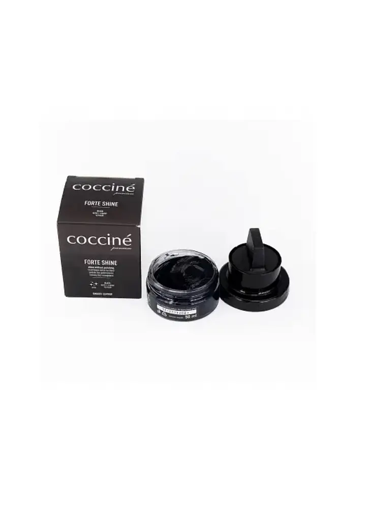 Крем-блиск для взуття Coccine Forte Shine, чорний, 50 мл — посилений блиск і захист - фото 2