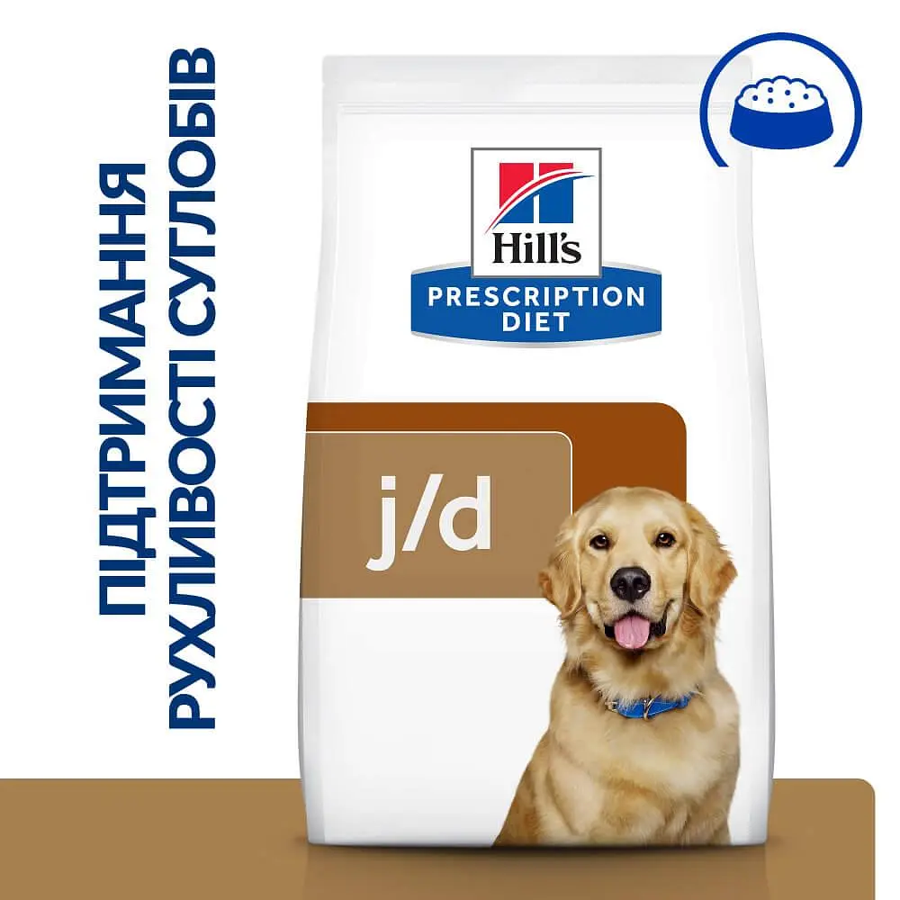 Сухий корм для собак Hill’s Prescription Diet j/d догляд за суглобами, з куркою, 12 кг - фото 2