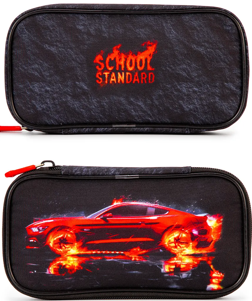 Ортопедичний шкільний рюкзак 3 в 1 для хлопчика School Standard 38х30х18 см з Машиной для молодших класів (Full 150-34) - фото 2