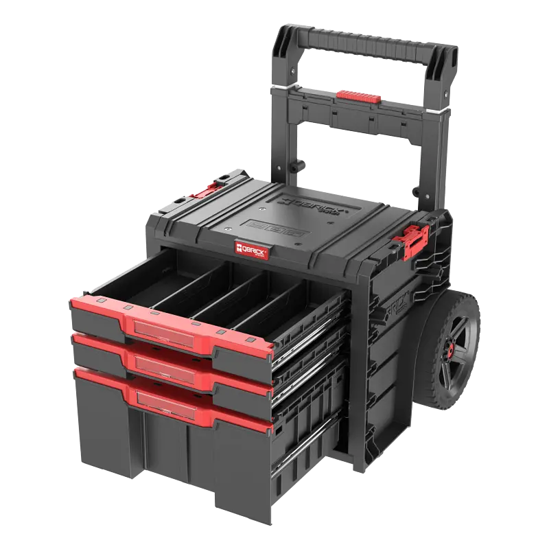 Ящик для інструментів на колесах Qbrick SYSTEM PRO CART 2.0 PLUS DRAWER 3 520x440x660 мм - фото 2