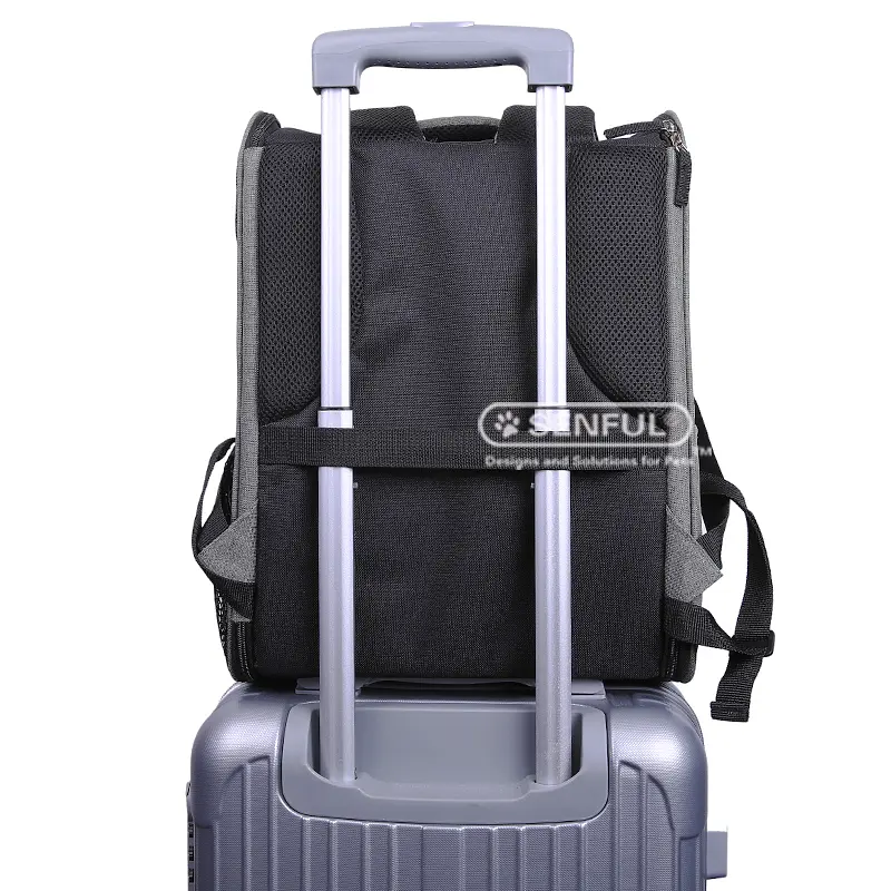 Рюкзак для домашніх тварин SenFul 2-in-1 Deluxe Pet Backpack SBC5215 - фото 4