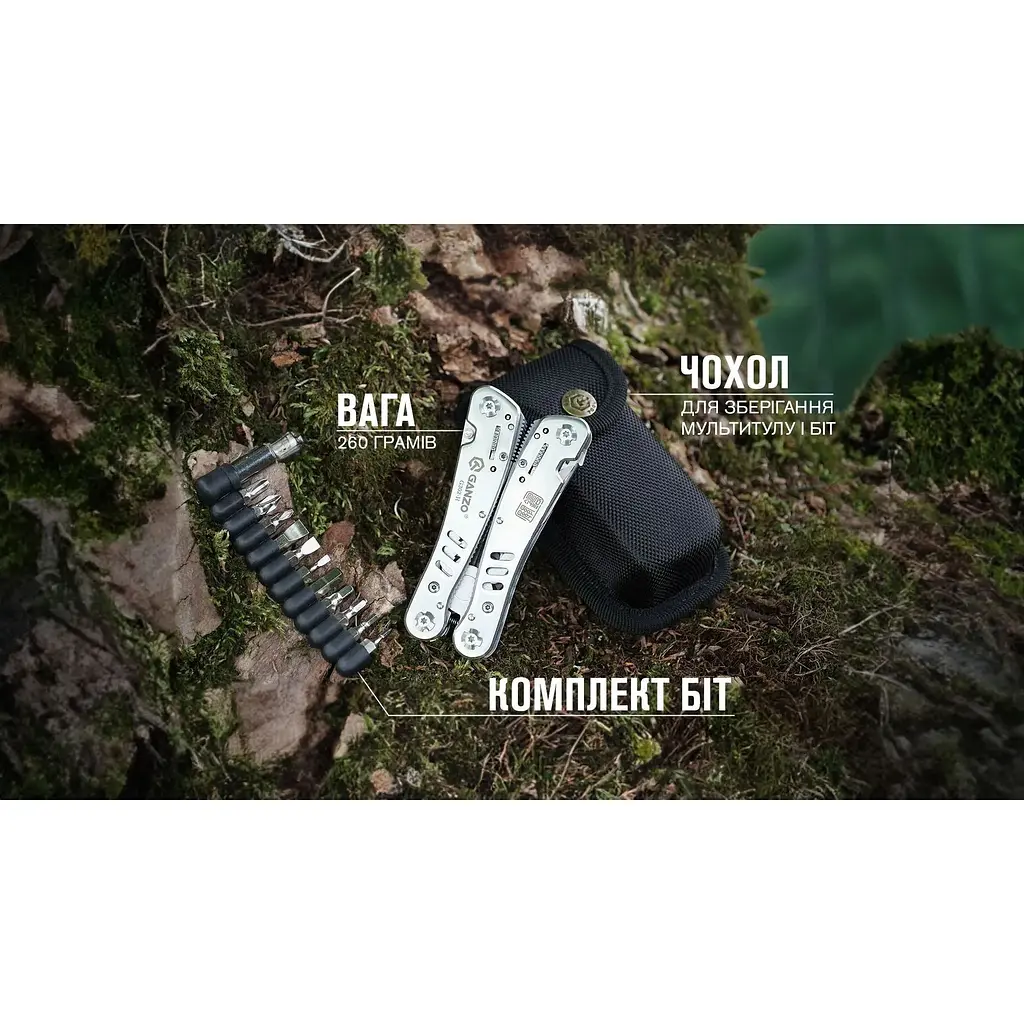 Мультитул Multi Tool Ganzo G302-H - фото 16