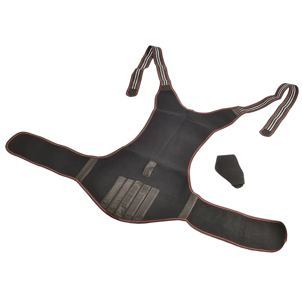 Магнитный корсет Back Support Belt XL, ортопедический бандаж для спины и поясницы, корректор - фото 3