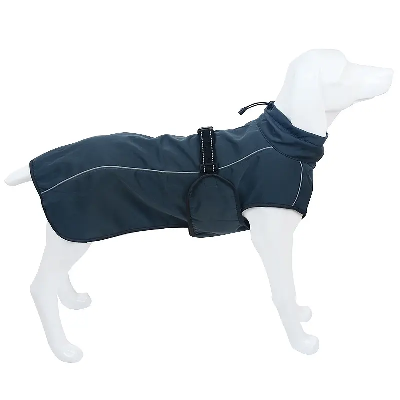 Світловідбивне тепле пальто для собак Derby DJ64 Grey L - фото 8