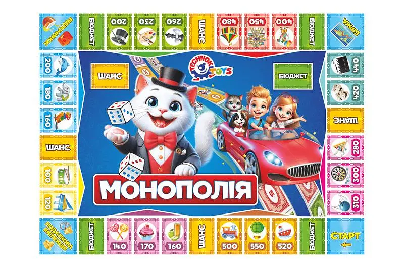 Настільна гра 0755 "Дитяча монополія" ТЕХНОК - фото 4