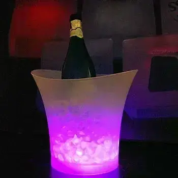 Світлове відро для льоду Bucket Light з Bluetooth - LED відро для напоїв, бару, вечірки, пікніка та сервірування - фото 5