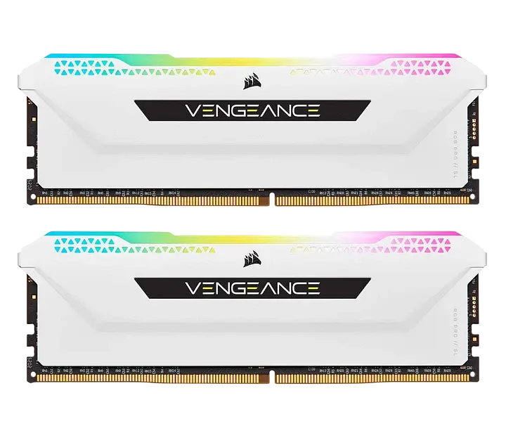 Оперативна пам'ять Corsair 32GB (2x16GB) DDR4 3600MHz Vengeance RGB Pro SL White (CMH32GX4M2D3600C18W) - фото 2