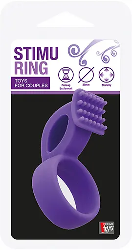 Ерекційне кільце NEON STIMU RING WITH CLIT STIMULATOR Dream toys 20926 22369 - фото 2