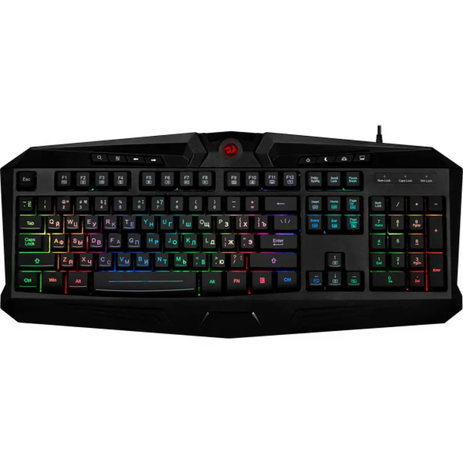 Игровая клавиатура Redragon Harpe 2 K503 RGB-1 UKR RGB-подсветка мембрана + подставка 104+8 кнопок - фото 5