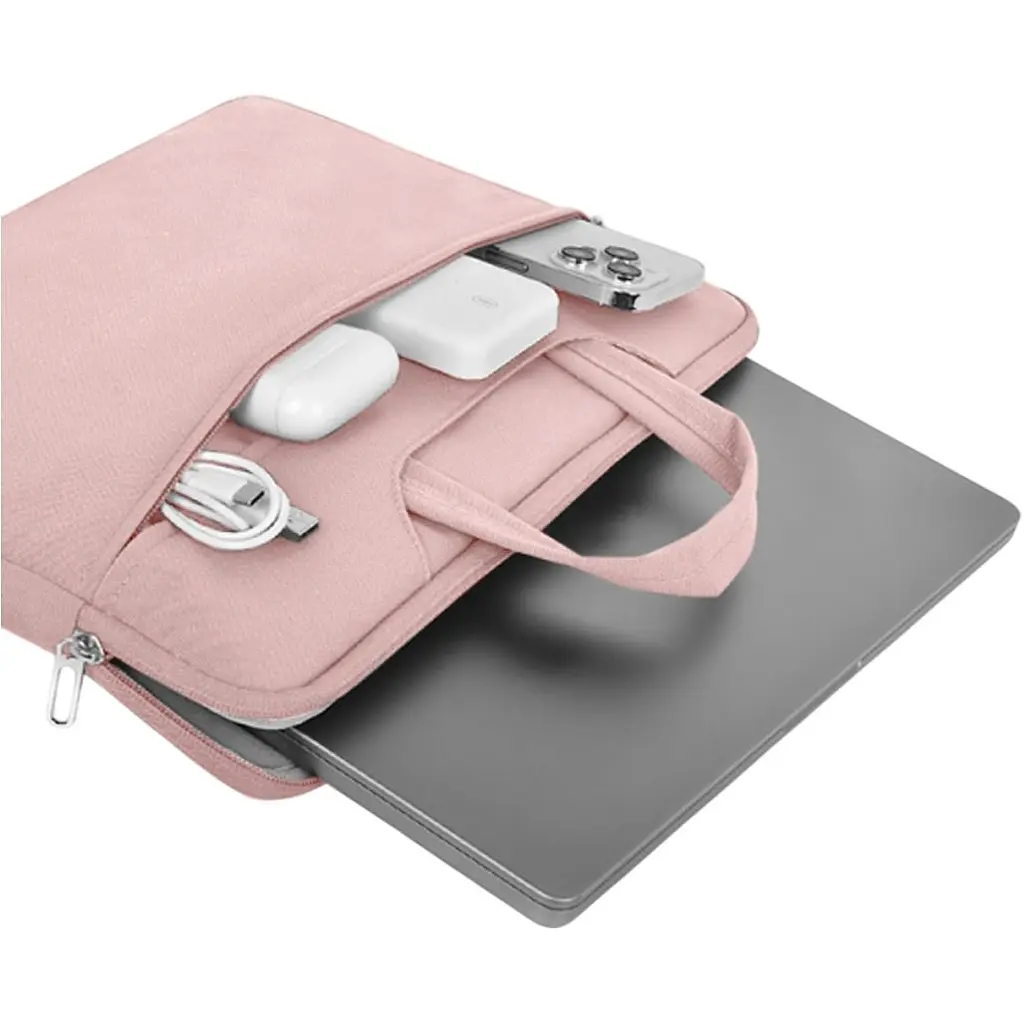 Сумка для ноутбука WiWU Vivi Laptop Handbag 15.6`/16` Pink (6936686410984) [151956] - фото 4