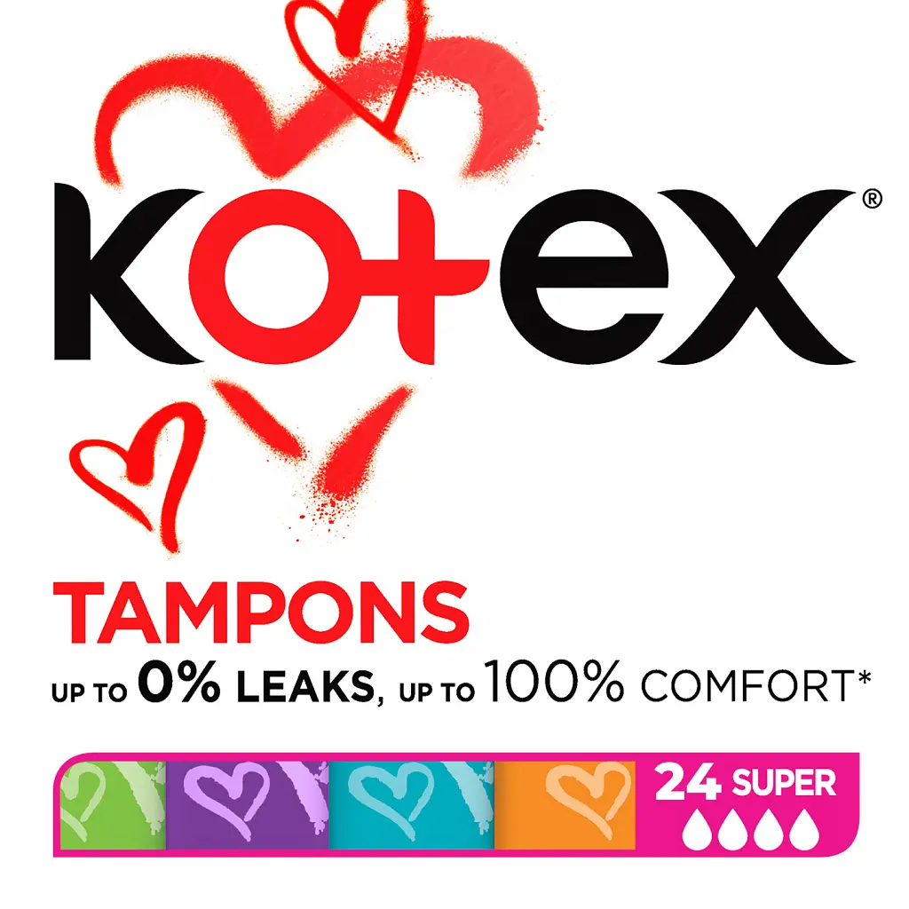 Тампони Kotex Super 24 шт. (5029053534626) - фото 2