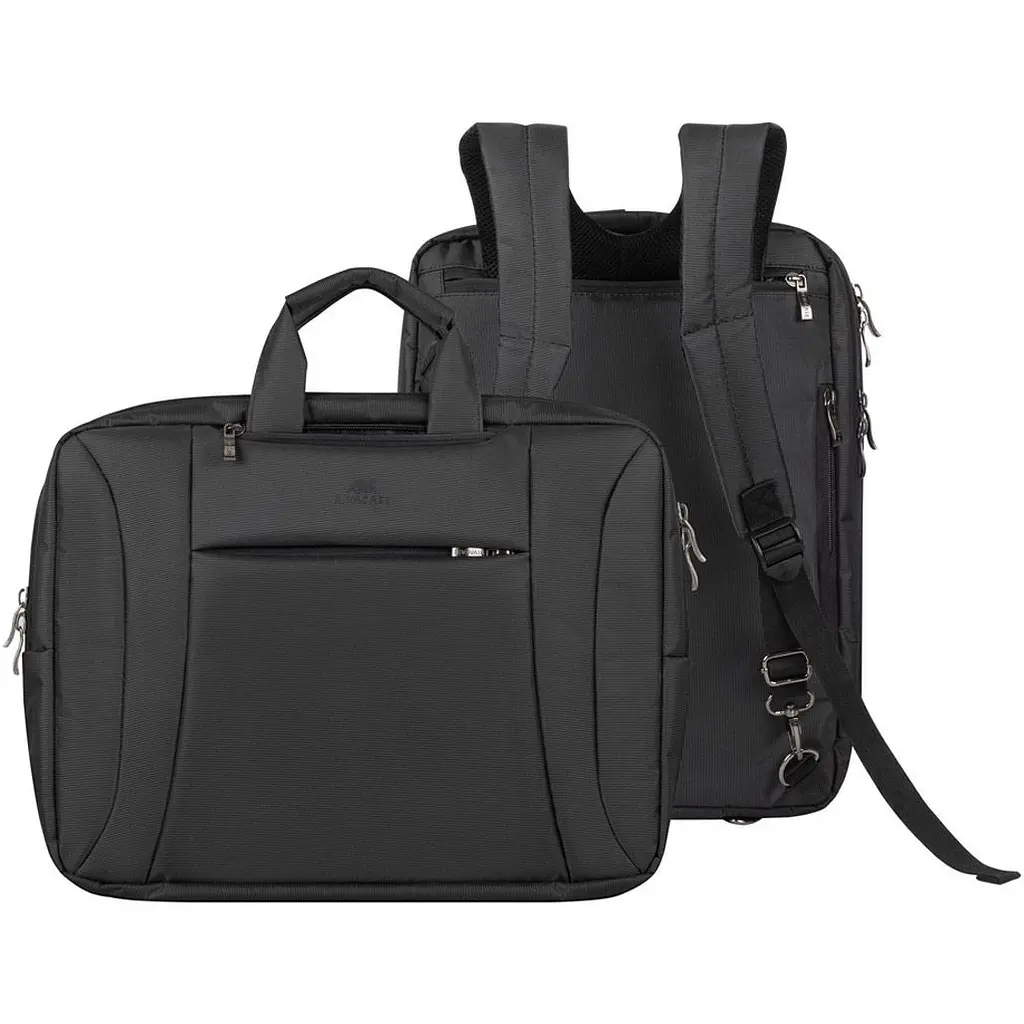 Сумка для ноутбука RivaCase 8290 Central 16` Charcoal Black [120777] - фото 6