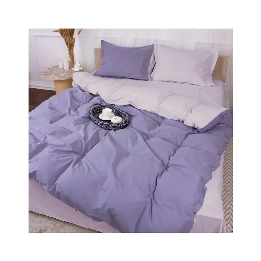 Постільна білизна MirSon Poplin Line 054 + 056 Monique 160 x 220 (2200006285533)