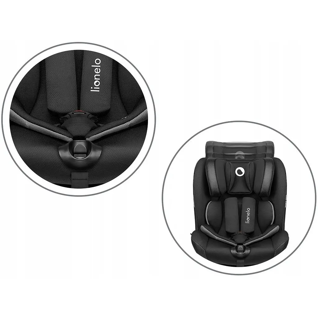 Автокрісло Lionelo Oliver 9-36 кг Isofix Black - фото 7