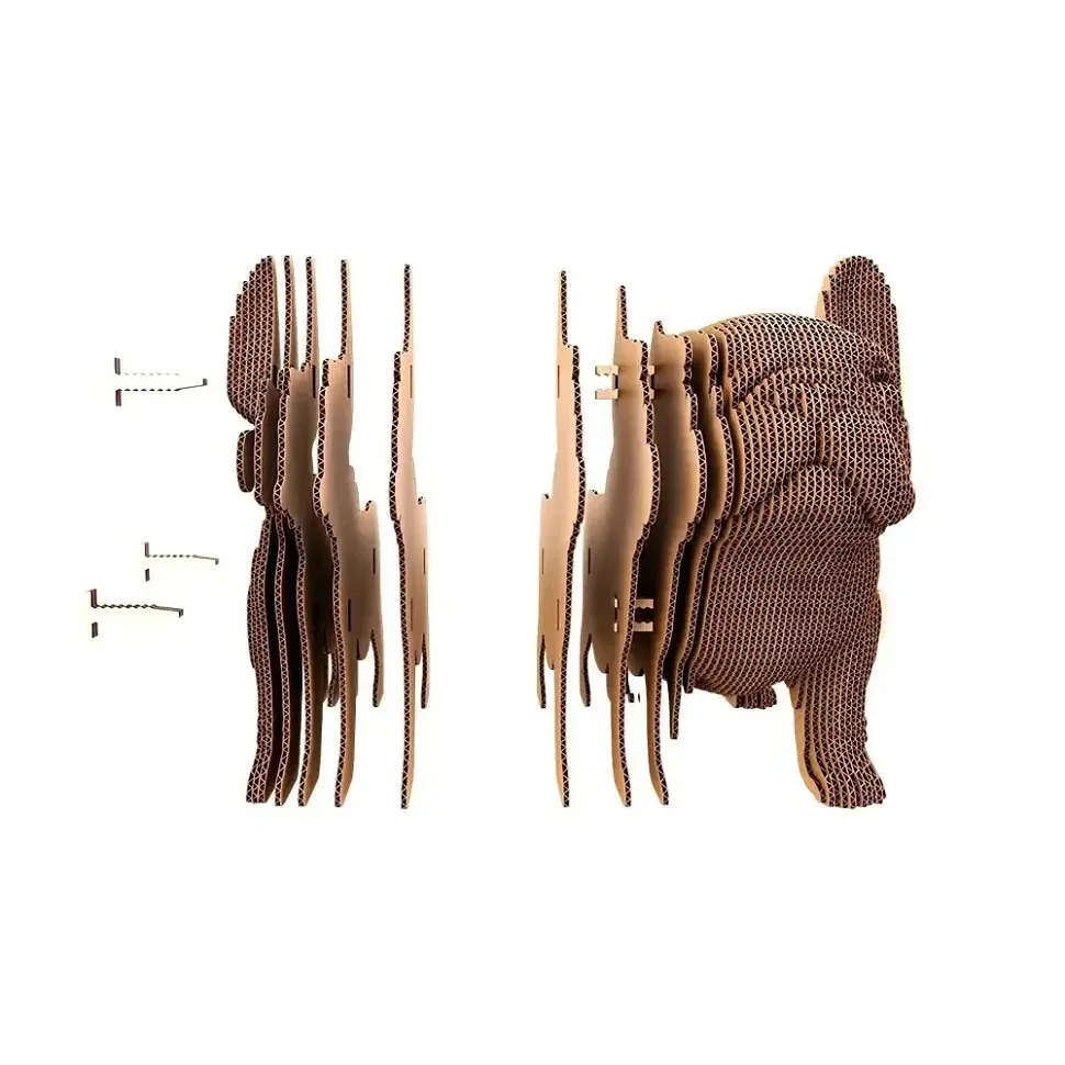 Картонний конструктор 3D Puzzle "PUPPIES TRIO" CARTPUPPIES 227 деталей - фото 3