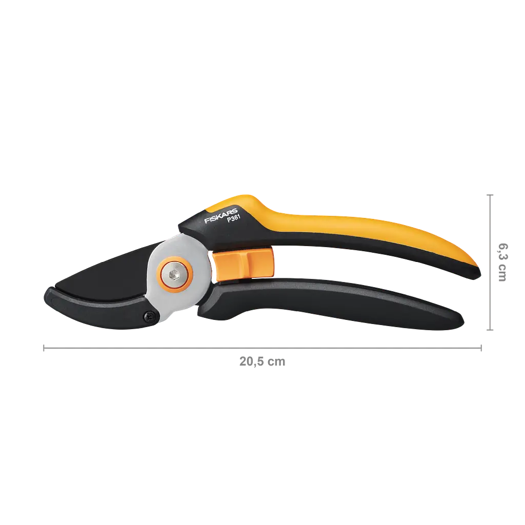 Секатор Fiskars Solid P361 Anvil до 22 мм (1057165) - фото 4