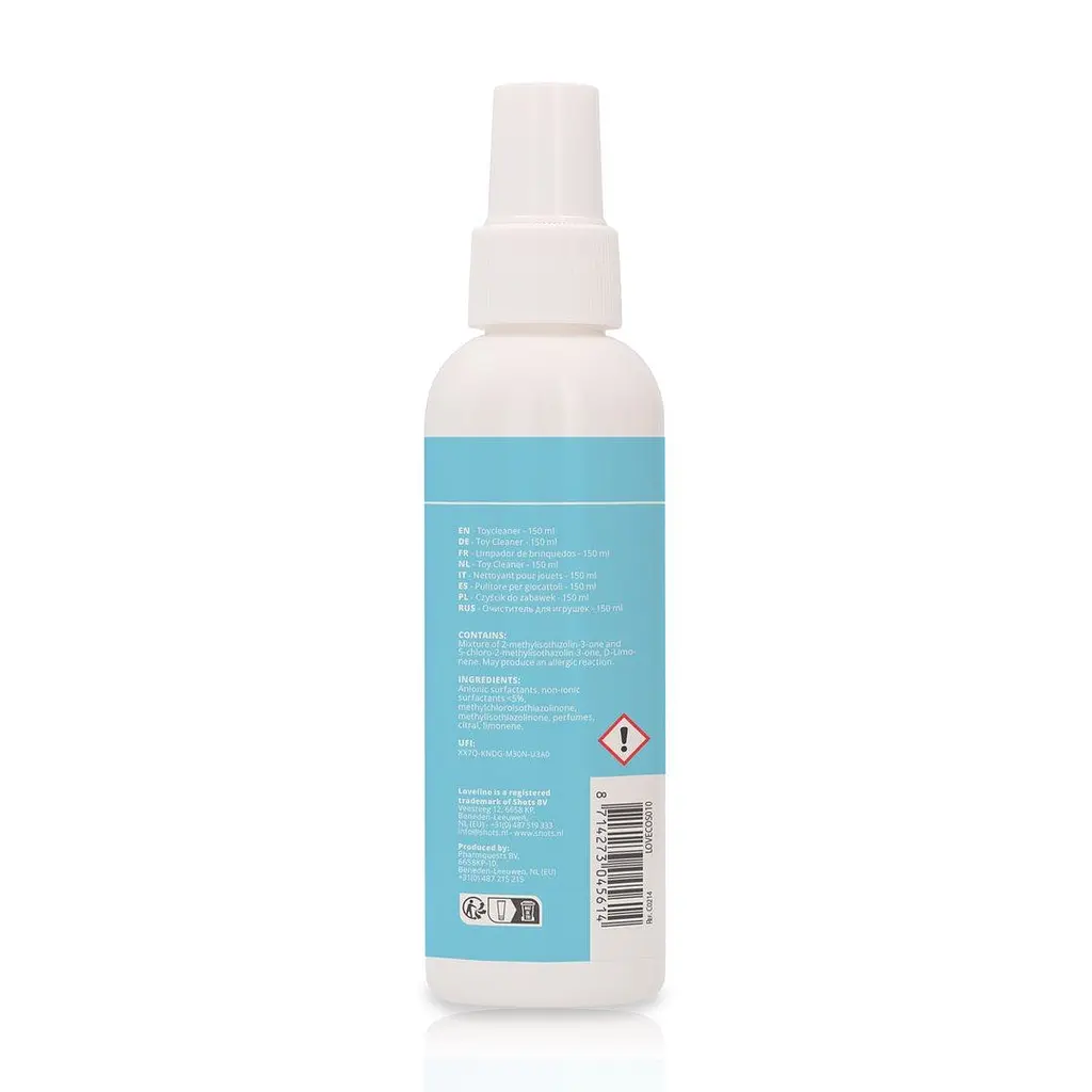 Очищувач для секс-іграшок Loveline Pharmaceutics Toycleaner, 150 мл - фото 2