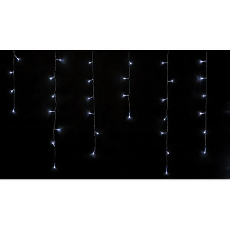 Гірлянда Delux ICICLE С 100LED 3.2х0.7 м Білий/Прозорий IP20 (90015252) - фото 2