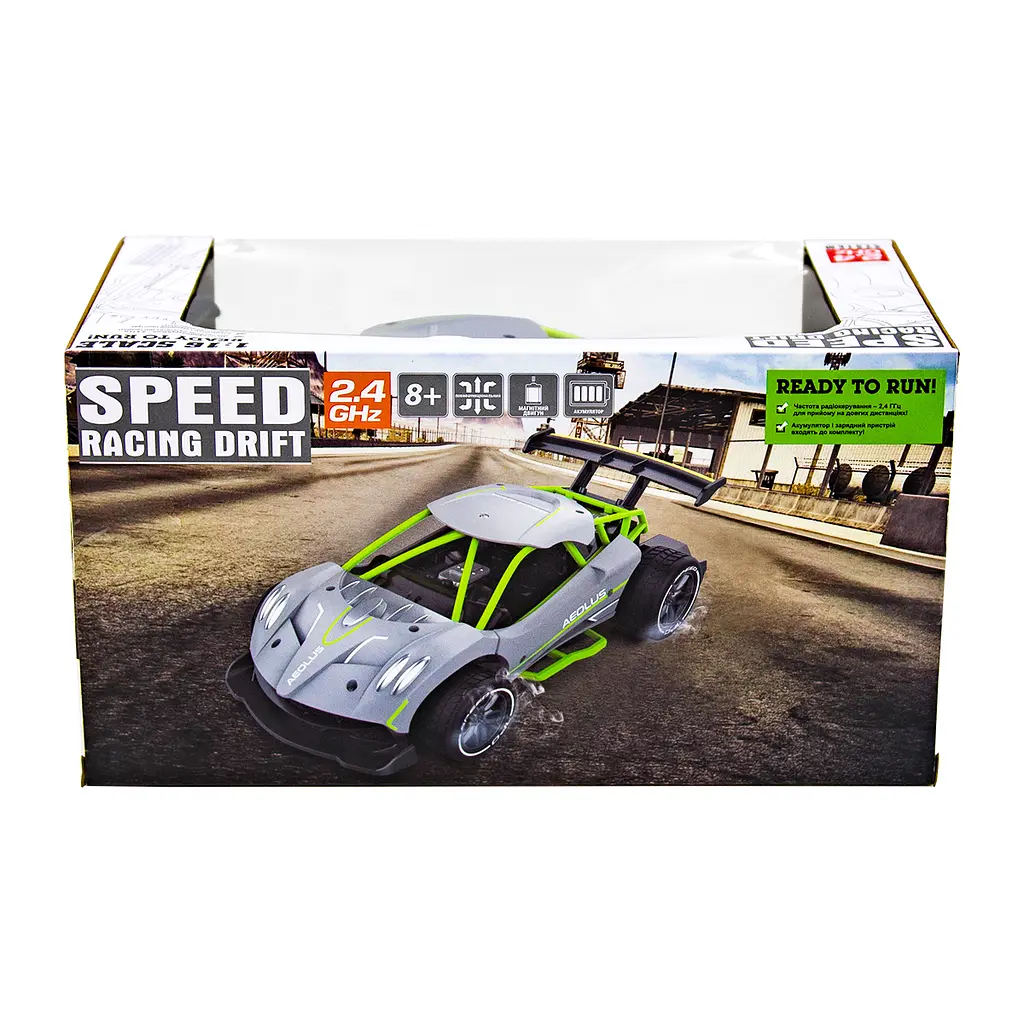 Машинка на радіокеруванні Sulong Toys Speed Racing Drift Aeolus сірий (SL-284RHG) - фото 13