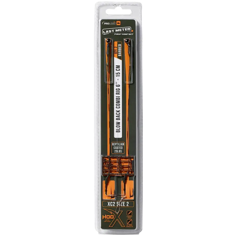 Монтаж Prologic Blow Back Combi Rig 15cm 25lbs/XC2 Size 2 2pcs - фото 2