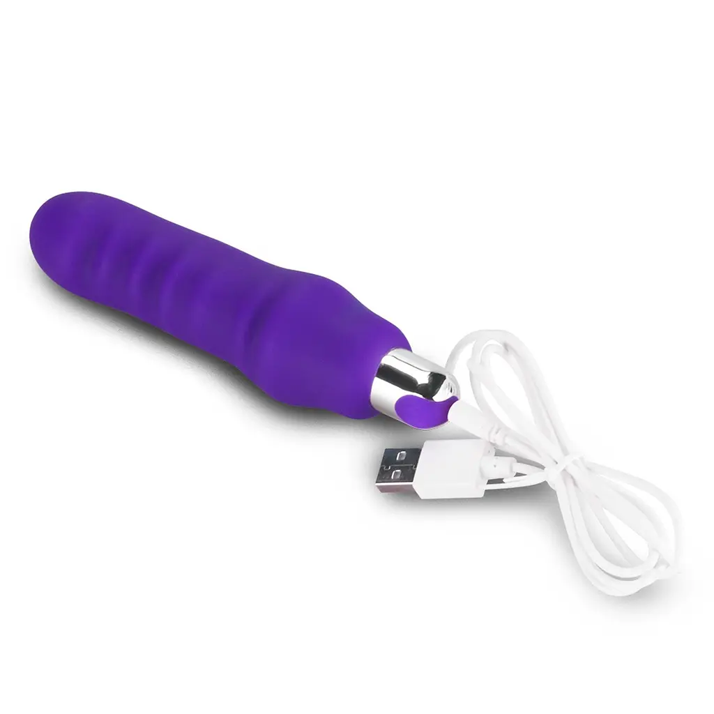 Вібратор Lovetoy Rechargeable IJOY Silicone Waver 16.5 см фіолетовий - фото 6