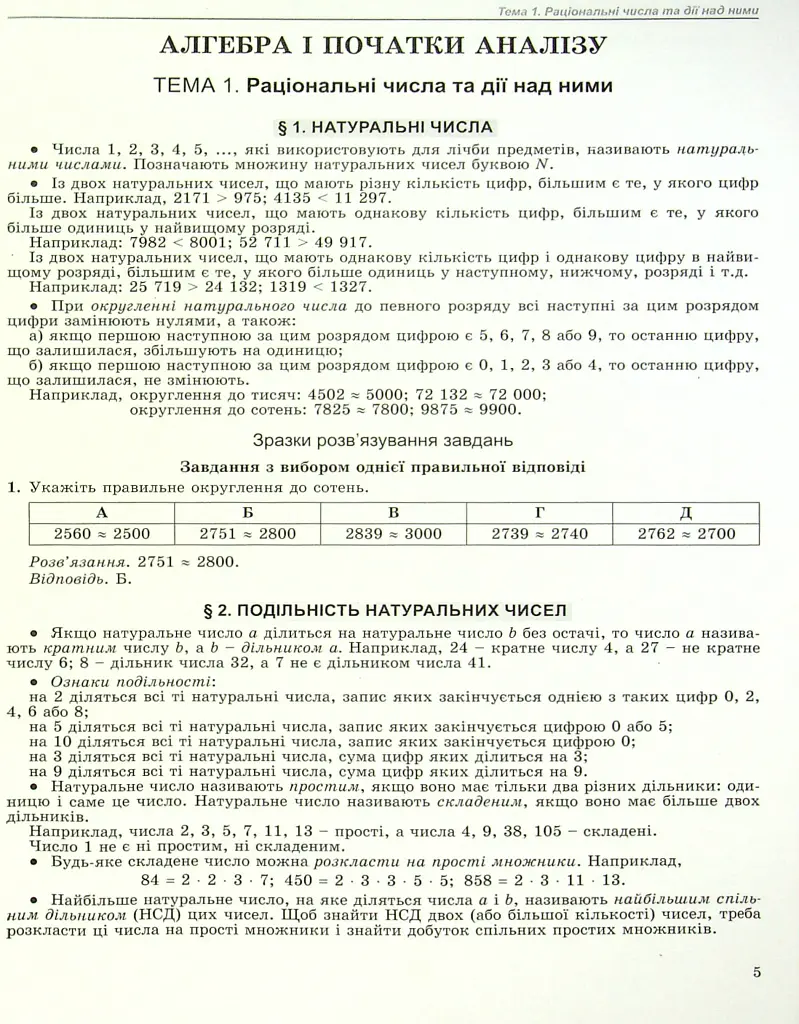 ЗНО. Математика. Довідник + Тести - Олександр Істер - фото 2