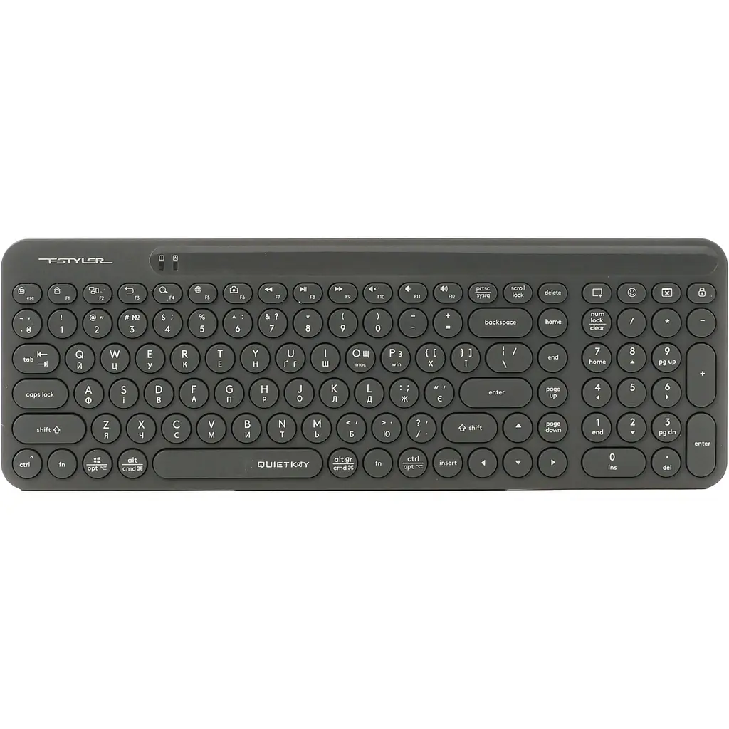 Комплект (клавіатура + миша) A4Tech Fstyler FG3300 Air2 Gray (4711421997416) [150739] - фото 4