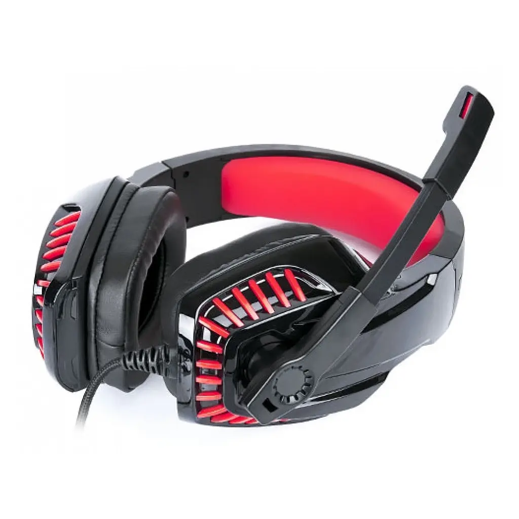 Навушники REAL-EL GDX-7650 Black-Red - фото 5