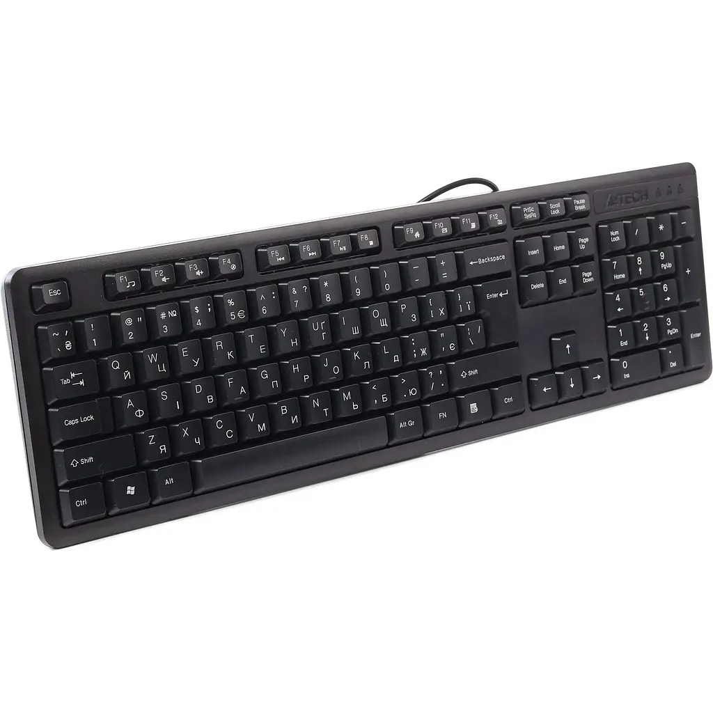 Клавіатура A4Tech KK-3 USB black - фото 2