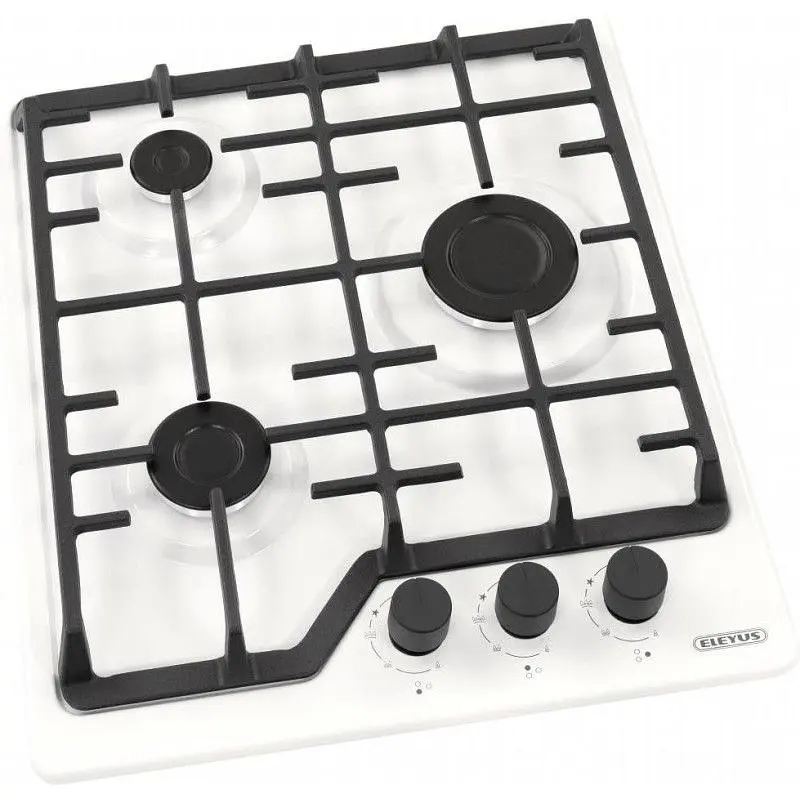Газовая варочная поверхность Eleyus Magenta 45 WH CF - фото 4