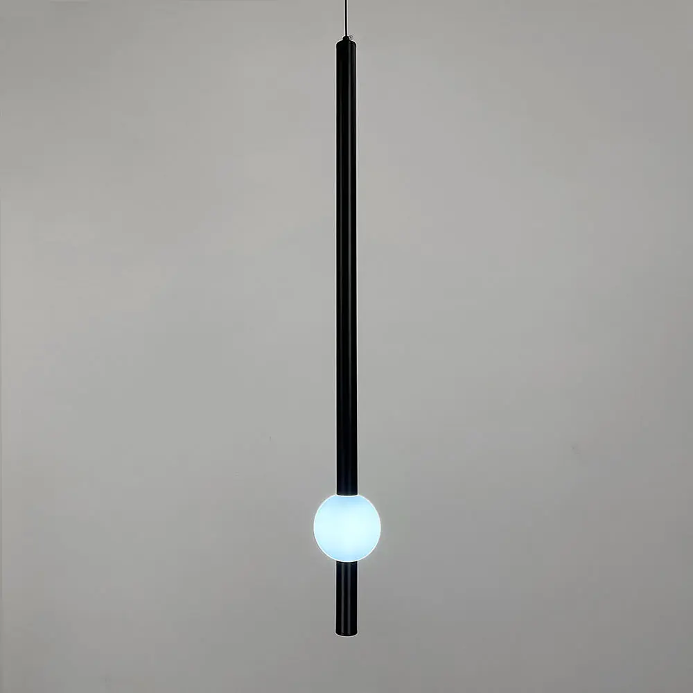 Led светильник черный в вертикальной форме 90 см на 3 режима | Line F | Арт. YG517 wB/900 VL BK - фото 3