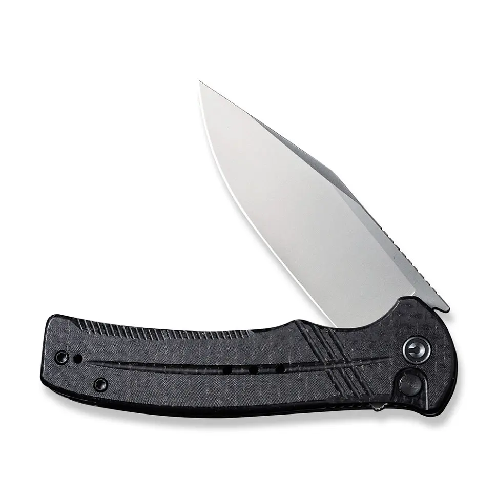 Ніж складаний туристичний Civivi Cogent, (8.8 см) 14C28N/Micarta чорний - фото 3