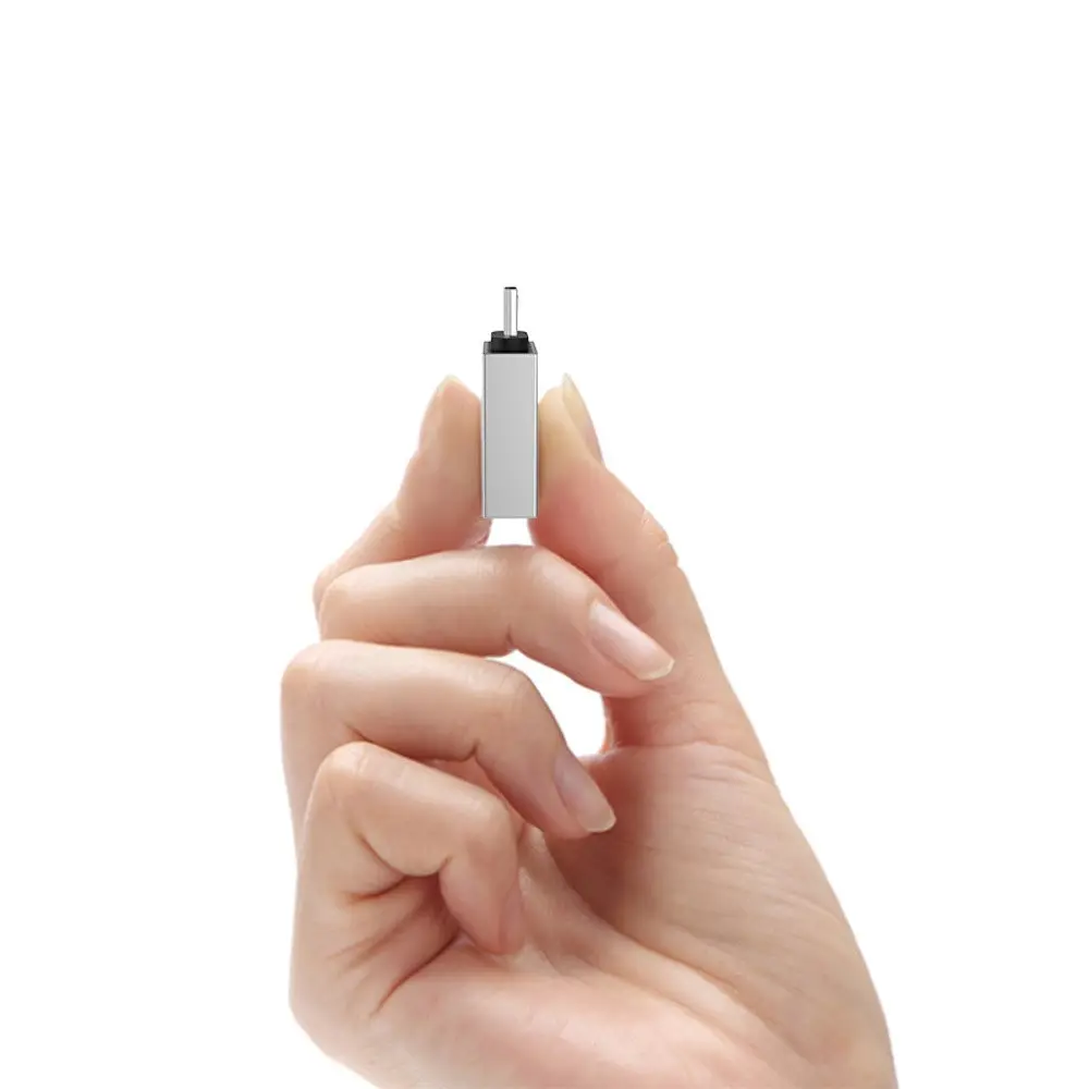Адаптер переходник Borofone BV2 MicroUSB to USB 3.0 F серебристый - фото 3