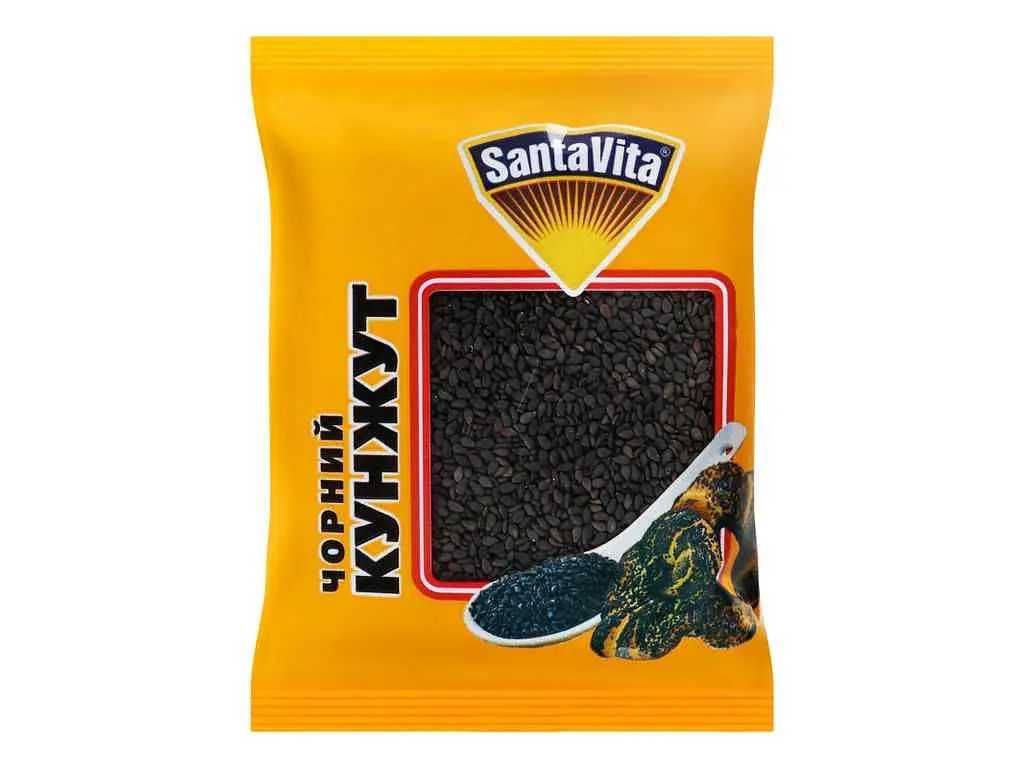 Кунжут SANTAVITA 125 г чорний