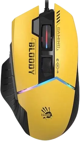 Миша A4Tech Bloody W95 Max Sports RGB Lime - фото 2