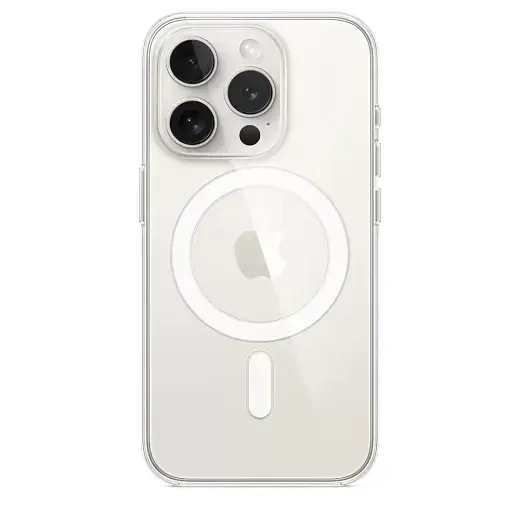 Прозорий чохол CasePro Clear Case with MagSafe для iPhone 15 Pro Max - фото 4